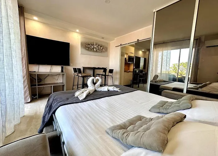 Studio, Piscine, Vue Proche Monaco Appartement Cap-d'Ail