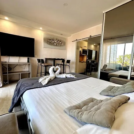 Studio, Piscine, Vue Proche Monaco 公寓 卡普戴尔